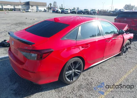 2025 Honda Civic Si из США, поврежденный, VIN 2HGFE1E55SH470272